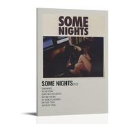 SZETQXUKP Poster d'album Some Nights - Peinture sur toile - Impression d'art moderne - Pour chambre à coucher - 60 x 90 cm