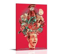 SZETQXUKP Poster de film Pee Wee's Big Adventure - Impression sur toile - Décoration murale moderne pour chambre à coucher - 30 x 45 cm