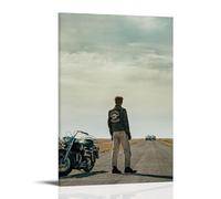 SZETQXUKP Poster The Bikeriders - Impression sur toile - Décoration murale moderne pour chambre à coucher - 30 x 45 cm