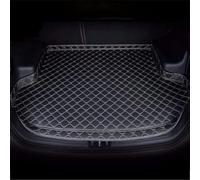 SZFCL Cuir Tapis Coffre Voiture pour MG EHS Luxury avec LA Motorisation Hybride 2011-2022 2023 2024 2025, Antidérapant Imperméable Protection Coffre Cargaison Doublure Accessories,Black-Beige-1