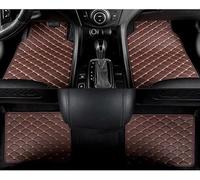 SZFCL Tapis Sol Voiture Cuir pour Renault Arkana 2021-2022 2023 2024, Imperméable Antidérapant Personnalisé Voiture Avant Arrière Protection Plancher Kit,Coffee