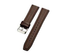 SZHELEJIAM Bracelet Hybride Cuir-Silicone 22 mm, Compatible avec Les Montres Classiques et Les Montres Connectées, Bracelet de Remplacement Durable et Confortable pour Hommes