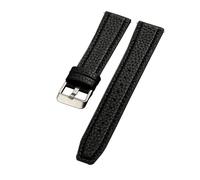 SZHELEJIAM Bracelet Hybride Cuir-Silicone 22 mm, Compatible avec Les Montres Classiques et Les Montres Connectées, Bracelet de Remplacement Durable et Confortable pour Hommes