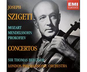 SZIGETI JOSEPH - Szigeti plays Concertos by Mendelssohn (n°2), Mozart (n°4) and Prokofiev (n°1)