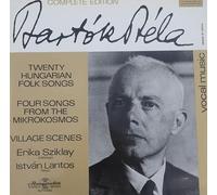 SZIKLAY ERIKA (soprano) - Complete edition - Vocal music (Vinyl LP) Canti popolari ungheresi n.1 > n.12 Mikrokosmos (1926 39) Sz 107 (4 canti) Scene del villaggio (1926)