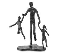 Sziqiqi Cadeaux D'anniversaire pour Papa - Statue de Fer Père Fille Fils Sculpture D'amour Père Enfant Décoration pour Fête Des Pères Mariage Figurine de Noël Commémoratifs pour Nouveau Papa Fils Mari