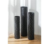 Sziqiqi Grands Vases de Sol Noir : 70/60/50 cm Grand Vase a Poser au Sol pour Le Salon - Métal Haut Vases Set de 3 - Moderne Decoration pour La Chambre À Coucher La Cuisine Et Le Coin