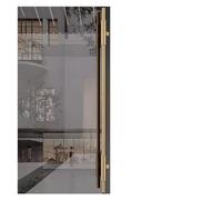 SZITW Beidseitige französische Türgriffe aus Edelstahl, Moderne große Haustürbeschläge, 100 cm Gold-Finish, für den Innen- und Außenbereich geeignet, erhältlich in Längen Von 60-180 cm