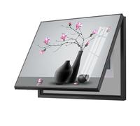 SZITW Coffret de Protection pour Tableau électrique | Couvercle décoratif à Rabat pour Panneau électrique, Cadre Photo pour Compteur électrique | Cache Mural intérieur pour Tableau électrique, cad