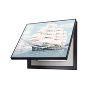 SZITW Coffret de Protection pour Tableau électrique | Couvercle décoratif à Rabat pour Panneau électrique, Cadre Photo pour Compteur électrique | Cache Mural intérieur pour Tableau électrique, cad