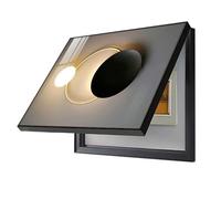 SZITW Coffret de Protection pour Tableau électrique | Couvercle décoratif à Rabat pour Panneau électrique, Cadre Photo pour Compteur électrique | Cache Mural intérieur pour Tableau électrique, cad