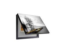 SZITW Coffret de Protection pour Tableau électrique | Couvercle décoratif à Rabat pour Panneau électrique, Cadre Photo pour Compteur électrique | Cache Mural intérieur pour Tableau électrique, cad