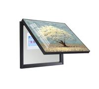 SZITW Coffret de Protection pour Tableau électrique | Couvercle décoratif à Rabat pour Panneau électrique, Cadre Photo pour Compteur électrique | Cache Mural intérieur pour Tableau électrique, cad