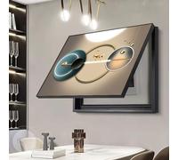 SZITW Couvercle de Panneau électrique décoratif pour boîte à fusibles, Armoire de Distribution, boîte de Compteur électrique cachée, Peinture décorative, boîte à fusibles créative, S, 60 x 50 cm