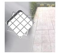 SZITW Couvercle de Regard Invisible en Acier Inoxydable avec Cadre 30x30 40x40 50x50 60x60 70x70 80x80 90x90cm, Couvercle de Fosse septique encastré carré Robuste pour Cour extérieure et allée (90