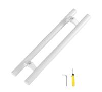 SZITW Doppelseitiger Hufeisen-Türgriff - 70,8 Zoll Langer Edelstahl-Push-Pull-Griff, Gold-, Schwarz-, Weiß- und Silber-Finish - Perfekt für Terrassen- und Sonnenschutzanwendungen