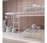 SZITW Échelle de Mezzanine en métal Noir et Blanc, Fixation Murale, escalier de Secours pour Grenier et sous-Sol, échelle d'évacuation Incendie pour la sécurité Domestique en Cas d'urgence, échell