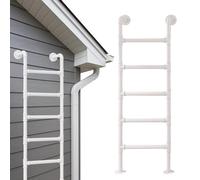 SZITW Échelle d'extérieur avec Fixation Murale pour loft, Villa, sous-Sol, puits de lumière, échelle de Secours Incendie, échelle d'entrée, échelle pour lit superposé, échelle métallique, 110 cm à