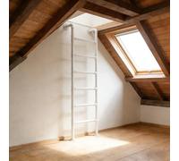 SZITW Échelle Murale pour lit superposé, échelle pour lit de Grenier, échelle d'accès par fenêtre, pour Grenier, bibliothèque, Maison, terrasse de Camping-Car, Charge maximale 150 kg (1 m / 3,3 pi