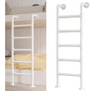 SZITW Échelles escamotables pour Grenier, échelles de Secours murales pour puits de lumière de sous-Sol, échelles de Secours Incendie Blanches en métal, pour loft, bibliothèque, Maison, terrasse d