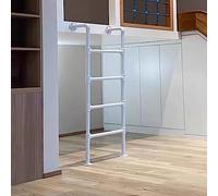 SZITW Échelles pour Lits superposés (3, 4, 5 ou 6 marches) - pour Lits superposés, Camping-Cars ou cabanes. Échelle de lit de sécurité en métal avec revêtement de marches et quincaillerie. Échelle