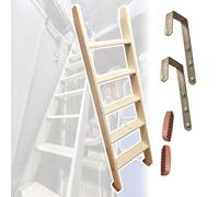 SZITW Échelles pour Lits superposés Uniquement, échelles de Rechange pour Lits superposés à 3, 4, 5, 6, 8, 9, 10 et 12 barreaux, échelles latérales Simples/en Angle avec Supports à Crochets, échel