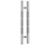 SZITW Ensemble de poignées de Porte coulissantes pour Toilettes, Cuisines et Bureaux - Quincaillerie de Remplacement Robuste pour Porte de Grange, Double poignée latérale pour intérieur et extérie