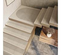 SZITW Marches d'escalier antidérapantes pour l'intérieur, lavables, Tapis antidérapant, Doux, résistant à l'usure, épais, Convient pour Une Utilisation en intérieur sur des marches en Bois.