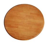 SZITW Plateau tournant en Verre Lazy Susan 32/36/40 Pouces, Plateau de Service Rotatif Rond en Bois Massif, Plateau tournant pour Table de Cuisine/Salle à Manger en Bois Massif (80/90/100 cm)