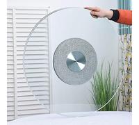 SZITW Plateau tournant Transparent en Verre trempé de 70 cm (24-35 Pouces), idéal pour Partager Les Plats.