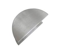 SZITW Robuste halbrunde Türgriffe aus Aluminiumlegierung, doppelseitige Push-Pull-Türgriffe für den gewerblichen Gebrauch, langlebige 40 cm Lange silberne Griffe für Vorder-/Glastüren