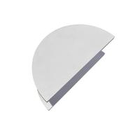 SZITW Robuste halbrunde Türgriffe aus Aluminiumlegierung, doppelseitiger Push-Pull für den gewerblichen Gebrauch, große weiße Türgriffe für Vorder-/Glastüren, 40 cm (15,75 Zoll)