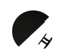 SZITW Robuste, Schwarze, halbrunde Türgriffe aus Aluminiumlegierung, doppelseitiger Push-Pull für den gewerblichen Gebrauch, große 40 cm (15 3/4 Zoll) Griffe für Vorder- und Glastüren