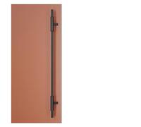 SZITW Robuster kommerzieller Push-Pull-Türgriff aus Edelstahl - 23,6 Zoll Schwarze Zugstangen für Die Vorderseite und Terrassen-/Scheunentore, zweiseitiges Modernes Design