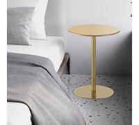 SZITW Table Bistro, Petite Table d'appoint, Table de Chevet, Table Haute, Table de Bar Ronde en métal pour pub, Bistro, Cocktail, Salon, Cuisine, Table à Manger, Table Basse, Bureau de Petit-déjeu