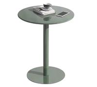 SZITW Table d'appoint Moderne pour canapé, Table Basse Ronde, Table de comptoir, Table de bistrot/pub avec Structure en métal, Table de Bar Haute, Table sur Pied, Table à goûter, Table à thé, Tabl