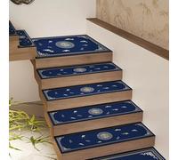 SZITW Tapis antidérapant pour marches d'escalier en Bois, pour intérieur, sécurité pour Enfants, Animaux et Personnes âgées, 15 x (22 x 70 cm/8,7 x 27,6 po), A