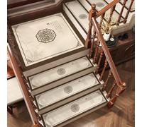 SZITW Tapis d'escalier antidérapant pour intérieur, idéal pour Chiens, Personnes âgées et Enfants, 15 x (22 x 70 cm/8,7 x 27,6 po), A