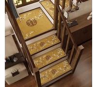 SZITW Tapis d'escalier antidérapant pour marches en Bois, pour Enfants, Personnes âgées et Chiens, 15 x (26 x 75 cm/10,2 x 29,5 po), B