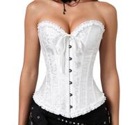 SZIVYSHI Corset bustier en plastique à lacets pour femme