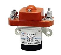 SZJ-100A contacteur cc 100A SZJ-100A MZJ-100A relais de puissance 12V 24V 36V 48V 60V 72V for chariots élévateurs électriques à batterie de voiture(Coli voltage 36VDC)