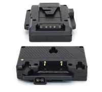 SZJELEN Vmount Adaptateur de batterie à monture dorée pour Panasonic ARRI RED IDX, DSLR Rig, JVC Video (doré - monture V mâle)