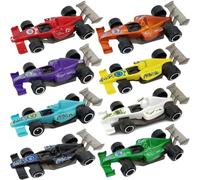 SZJFYMQ Jouet Voiture de Course, 8PCS Coffret Petite Voiture Enfant, Mini Modèle,Véhicules à Friction, Voitures Miniatures pour Garçon Fille Cadeau