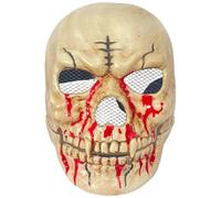SZJFYMQ Masques Scream Halloween,Masque Crâne Halloween，Masque effrayant et réaliste Squelette Halloween，Adulte Accessoires Costume pour Fêtes Cosplay Carnaval Hallowee