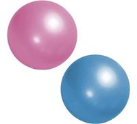 SZKKQKJ Balles Anti Stress, Ballon Pilates, Stretching et Core Fitness (25cm, Bleu + Bleu), Pilates, équilibre, physiothérapie, Petit Ballon d'exercice, Ballon Fitness avec Paille Gonflable pour Yoga