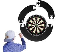 SZKKQKJ Dart Catchring Surround, anneau de récupération de fléchettes surround, cadre de 5 pièces, noir, pour la protection murale