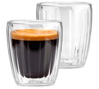 Szklanki termiczne z podwójną ścianką do kawy espresso 120 ml 2 szt.
