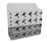 SZKTHD Armoire à clés pour téléphones Portables d'étudiants Boîte de Rangement Transparente pour téléphones Portables Peut être accrochée au Mur Convient aux écoles, usines et Bureaux(20)