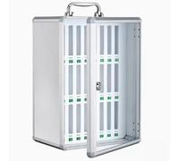 SZKTHD Armoire De Rangement pour Téléphone Portable Armoire De Rangement Portable en Alliage D'aluminium pour Téléphone Boîte De Rangement Murale avec Serrure Et Clé pour Téléphone(24)