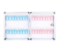 SZKTHD Boîte À Clés en Aluminium Armoire À Clés Murale avec Serrure pour Immobilier Boîte De Rangement pour Clés De Voiture Organiseur De Clés Sécurisé pour La Maison Et Le Bureau(32)
